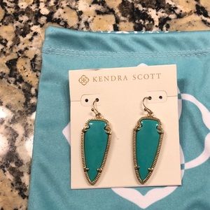 Kendra Scott Turquoise Skylar Spear Earrings